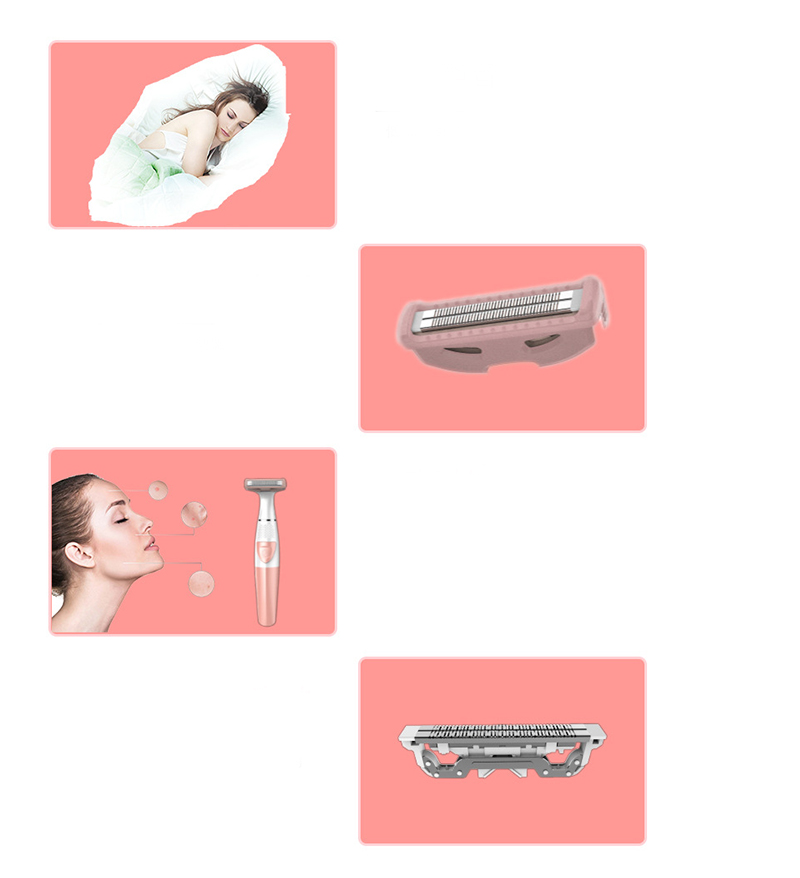 2 in 1 rasoio per tutto il corpo per donne, dispositivo automatico per la depilazione, rasoio multifunzionale per uomini (SF-2100)