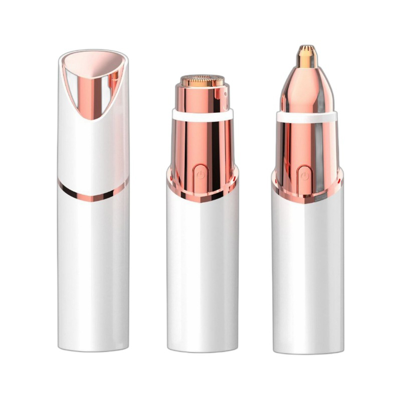 2 IN1 Nuovo rash di rossetto, trimmer per sopracciglia multifunzionale, strumento di rasatura privata femmina, dispositivo di depilazione elettrica USB